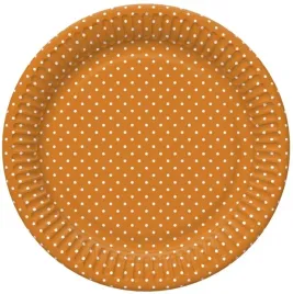 talerzyki-papierowe-pomaranczowe-w-biale-kropki-23-cm-8-szt-pomarancz
