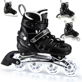 lyzwy-rolki-regulowane-led-dzieciece-hokejowe-4w1-lyzworolki-kauczukowe