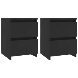 szafka-nocna-z-dwiema-szufladami-czarna-30-x-30-x-40-cm