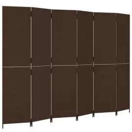 parawan-polirattanowy-6-panelowy-kolor-brazowy-294x200-cm