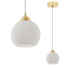 lampa-sufitowa-wiszaca-zyrandol-biala-ryflowana-kula-14cm-pojedyncza-e27