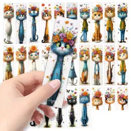 zakladka-do-ksiazek-urocze-koty-kotki-x10szt-papierowe