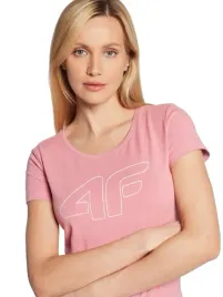 koszulka-t-shirt-damski-4f-rozowy-h4z22-tsd353