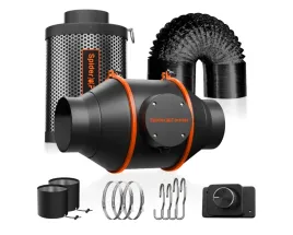 spider-farmer-4-inline-fan-hvac-zestaw-wentylator-kanalowy-regulator