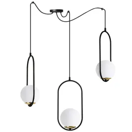 lampa-wiszaca-sufitowa-zyrandol-pajak-czarno-zloty-biale-kule-do-kuchni-e14