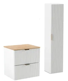 bialy-zestaw-lazienkowy-60cm-szafka-blat-orzech-slupek-ryflowane-fronty