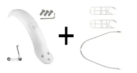 blotnik-tylny-bialy-metalowy-wspornik-do-hulajnogi-xiaomi-m365-pro