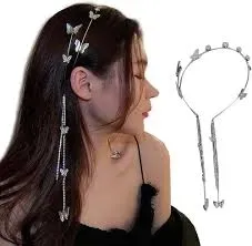 opaska-do-wlosow-super-kolory-i-wzory-srebrna-z-motylami-perlami-lancuszek