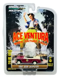 greenlight-ace-ventura-1967-jeep-jeepster-1-64-44880-f-nowy-model-metalowy