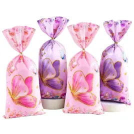 opakowanie-torba-na-slodycze-prezent-rozowe-fioletowe-motyle-x5szt