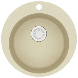 granitowy-zlewozmywak-jednokomorowy-okragly-bezowy