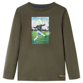koszulka-dziecieca-z-dlugimi-rekawami-khaki-104