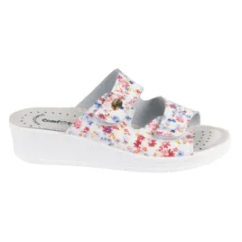 buty-skorzane-damskie-klapki-regulowane-medyczne-giulia-w-kwiaty