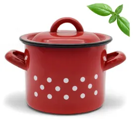 garnek-emaliowany-stalowy-tradycyjny-z-uchwytami-pokrywa-14cm-czerwony-16l