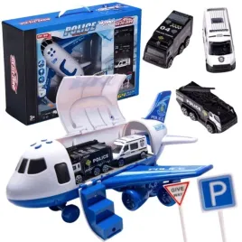 woopie-samolot-rozkladany-transporter-policja-z-3-autami-policyjnymi-zestaw
