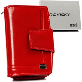 rovicky-pionowy-portfel-damski-skorzany-czerwony-na-zamek-zatrzask