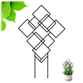 podpora-do-roslin-doniczek-czarna-kwadraty-plastikowa-stabilna-455x295cm