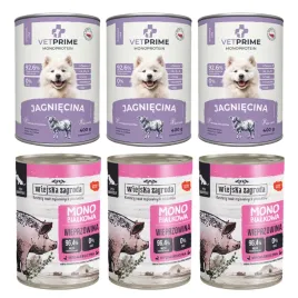 vetprime-i-wiejska-zagroda-karma-mokra-monoproteinowa-dla-psa-mix-6x400g