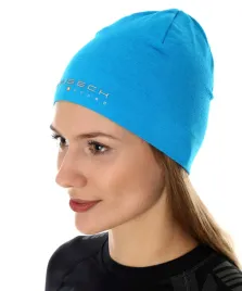 brubeck-czapka-termoaktywna-extreme-wool-merino-blekitny-s-m