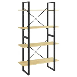 4-poziomowy-regal-na-ksiazki-80x30x140-drewno-sosnowe