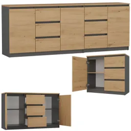 duza-komoda-z-szufladami-zestaw-3-drzwi-6-szuflad-200-cm-antracyt-artisan