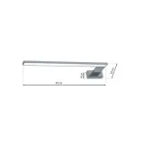 kinkiet-shine-chrome-45cm-11w-led-marka-milagro