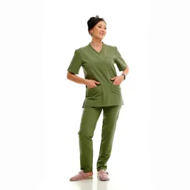 spodnie-medyczne-damskie-khaki-premium
