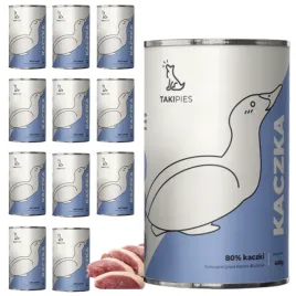 karma-mokra-dla-psa-kaczka-monobialkowa-zdrowy-posilek-puszka-400g-12szt