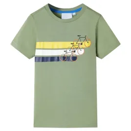 koszulka-dziecieca-z-krotkimi-rekawami-jasne-khaki-140