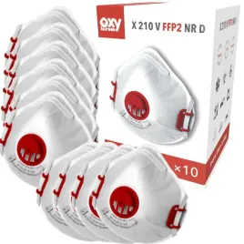 maska-przeciwpylowa-ochronna-polmaska-x-210-v-ffp2-nr-d-z-zaworkiem-10szt