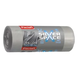 paclan-silver-space-35-l-wytrzynale-worki-na-smieci-uszy-24-szt