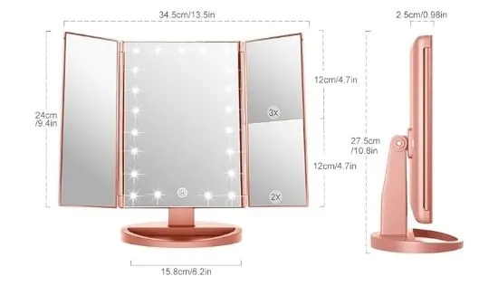 lusterko-stojace-rozowy-weily