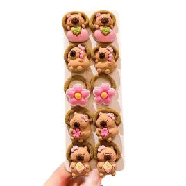 gumki-gumeczki-do-wlosow-z-ozdobami-zestaw-10-szt-kapibara-i-kwiatki