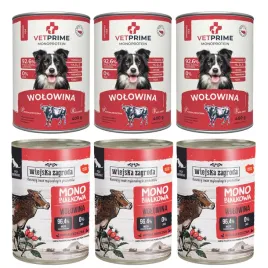 vetprime-wiejska-zagroda-karma-mokra-monoproteinowa-dla-psa-6x400g