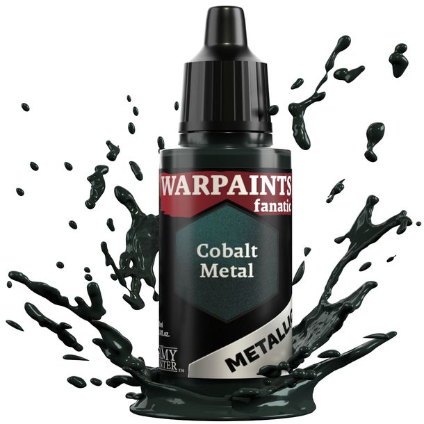 FARBKA THE ARMY PAINTER WARPAINTS FANATIC - METALLIC - COBALT METAL 18ml