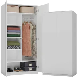 szafa-90-cm-duza-garderoba-z-polkami-drazkiem-na-ubrania-bez-uchwytow-biala
