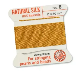 griffin-nic-jedwabna-z-igla-100percent-natural-silk-080mm-2m-amber