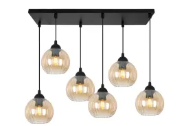 lampa-sufitowa-wiszaca-zyrandol-czarna-miodowa-szklana-kula-glamour-e27