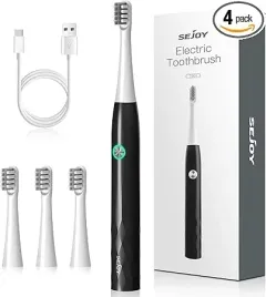 szczoteczka-elektryczna-sejoy-soniczna-zestaw-4-koncowek-kolor-czarny