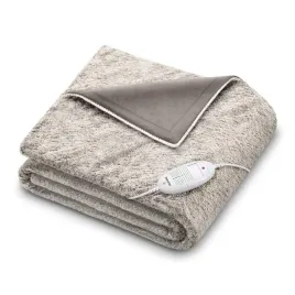 koc-elektryczny-beurer-polarowy-brazowy-100-w-z-regulacja-temperatury