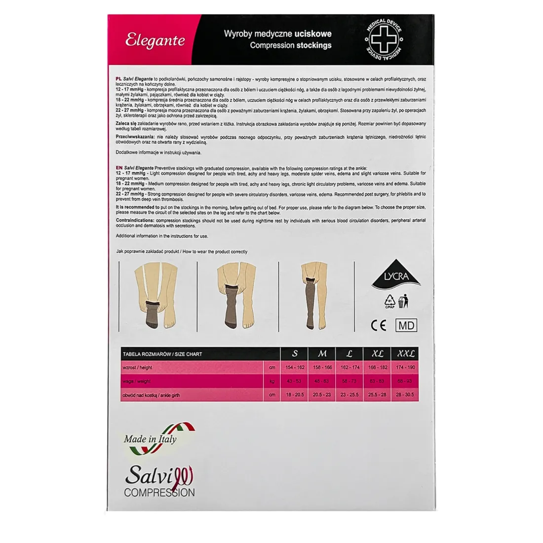 ponczochy-uciskowe-salvi-kompresyjne-czarne-s-22-27-mmhg-stan-nowy