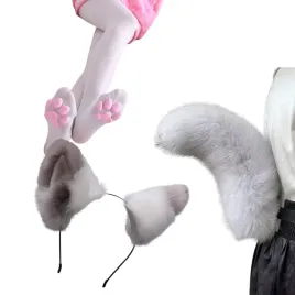 zestaw-uroczy-stroj-futrzany-ogon-uszy-zakolanowki-kot-lis-cosplay-anime-fu