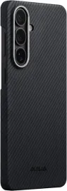pitaka-edge-case-black-grey-twill-aaron-button-samsung-galaxy-s26