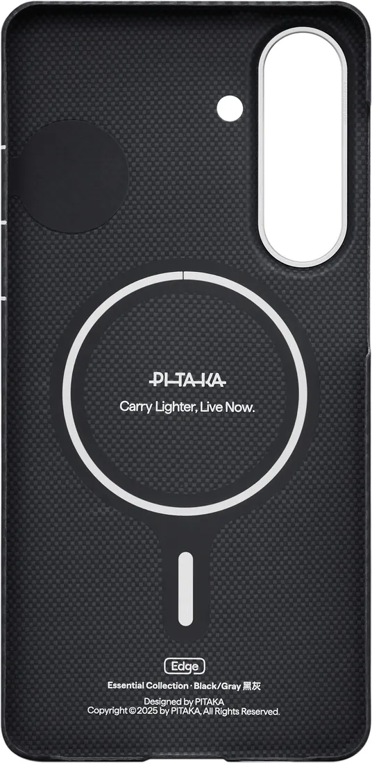 pitaka-edge-case-black-grey-twill-aaron-button-samsung-galaxy-s26