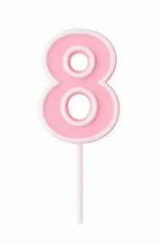 swieczka-urodzinowa-cyfra-8-pastelowy-rozowy-4-cm