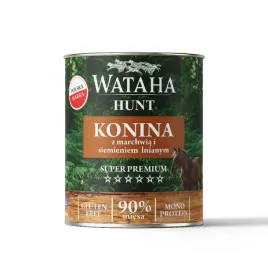 wataha-hunt-90percent-mokra-karm-dla-psa-konina-z-marchewka-i-siemieniem-800g