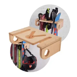 drewniany-wieszak-john-paddle-na-2-pary-narty-i-kije-narciarskie