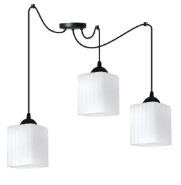 lampa-sufitowa-wiszaca-zyrandol-pajak-czarna-potrojna-loft-biale-klosze-e27