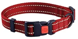 obroza-dla-duzego-psa-odblaskowa-32cm-mocna-czerwona