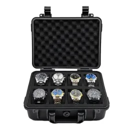 luksusowa-walizka-na-zegarki-czarna-8-miejsc